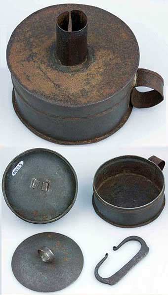 15th century metal stamped caffered box|The Common Tinder.